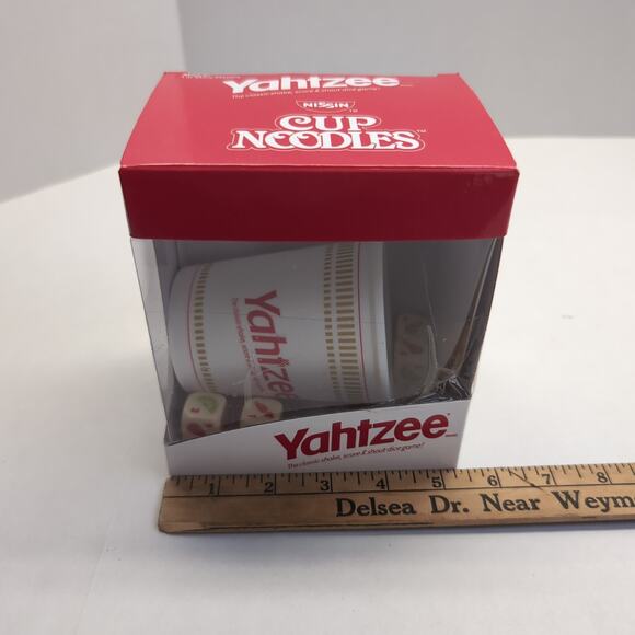 Yahtzee Cup of Noodles Dice Game Family Fun - Picture 14 of 15